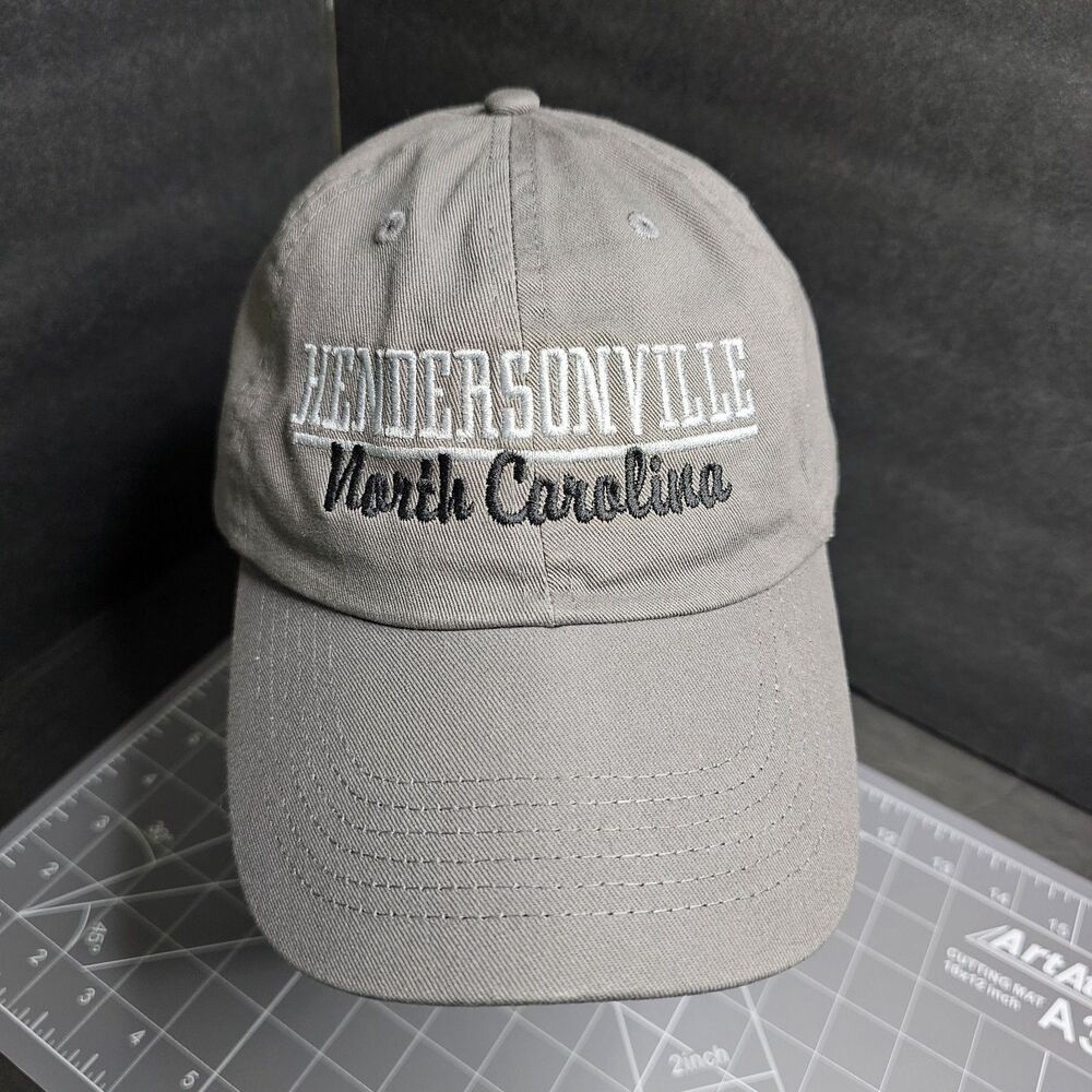 NORTH CAROLINA GRAY Adjustable Baseball Cap Hat